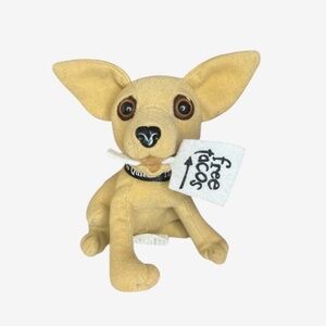 Vintage Taco Bell Yo Quiero Free Tacos Talking Chihuahua Plush Toy Dog Applause